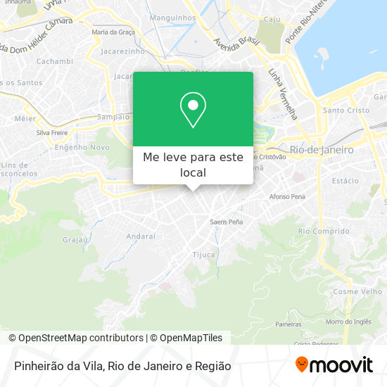 Pinheirão da Vila mapa