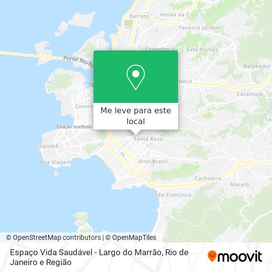 Espaço Vida Saudável - Largo do Marrão mapa