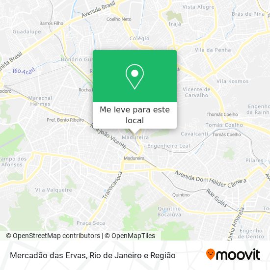 Mercadão das Ervas mapa
