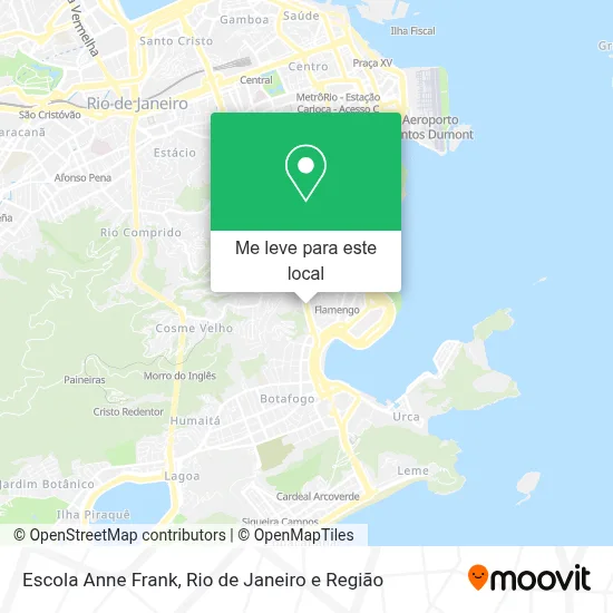 Escola Anne Frank mapa