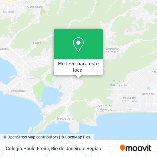 Colegio Paulo Freire mapa