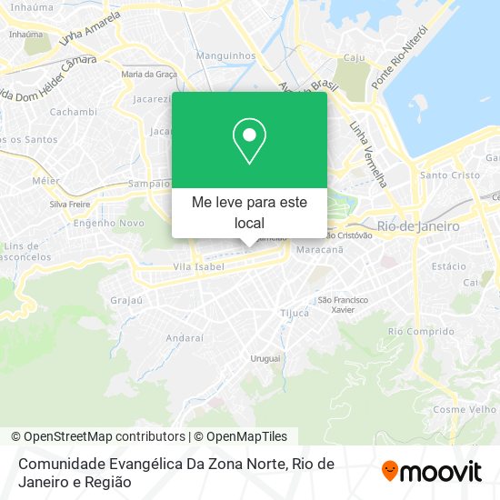 Comunidade Evangélica Da Zona Norte mapa