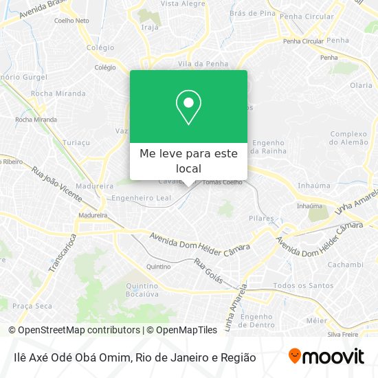 Ilê Axé Odé Obá Omim mapa