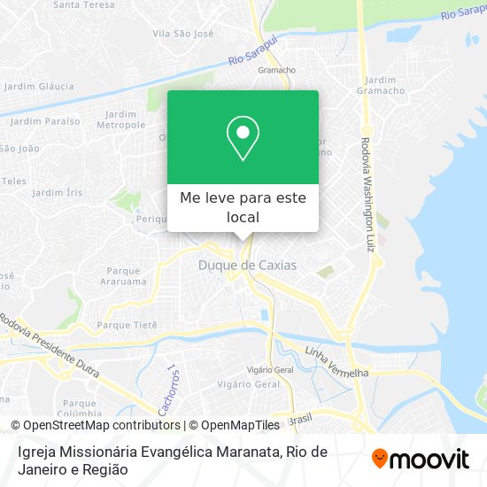 Igreja Missionária Evangélica Maranata mapa