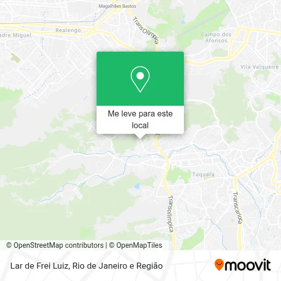 Lar de Frei Luiz mapa
