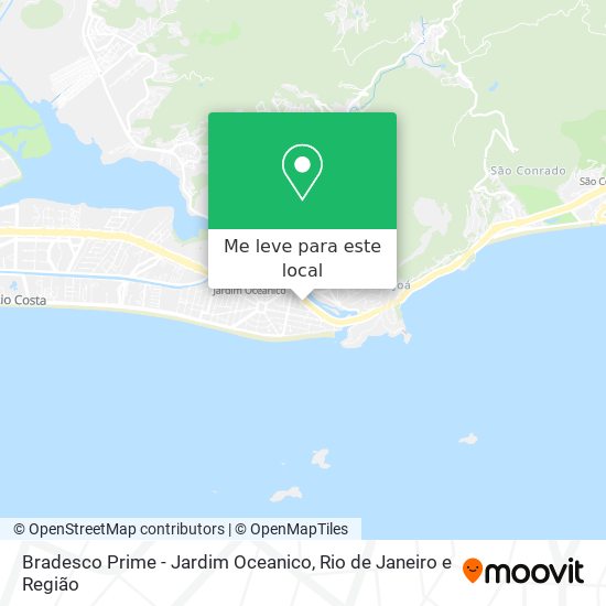 Bradesco Prime - Jardim Oceanico mapa