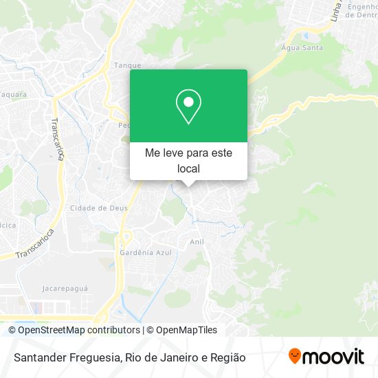 Santander Freguesia mapa