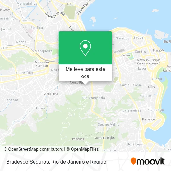 Bradesco Seguros mapa