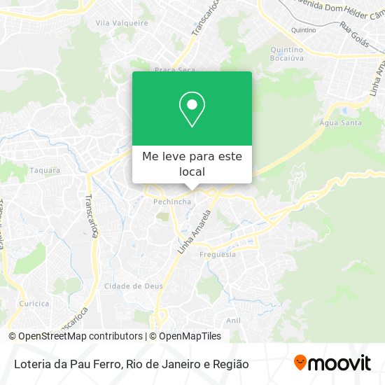Loteria da Pau Ferro mapa