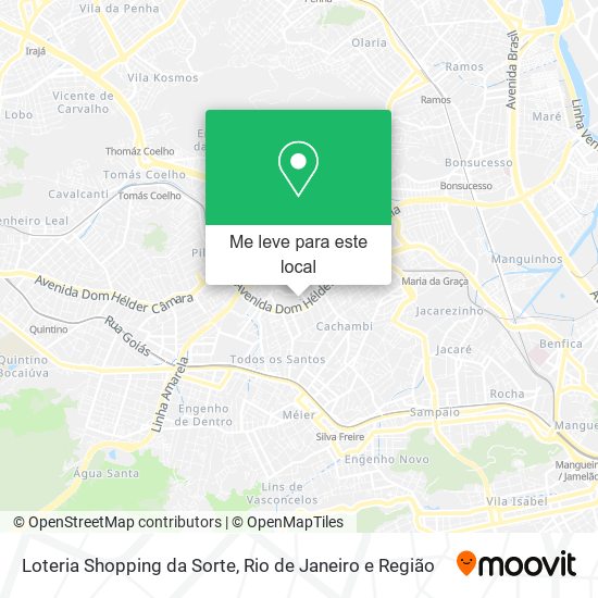 Loteria Shopping da Sorte mapa