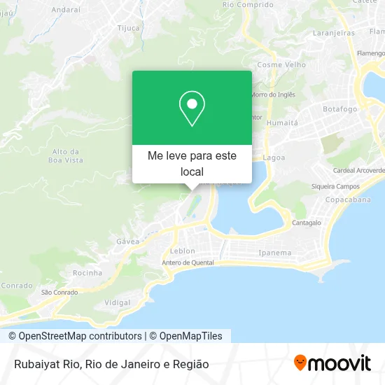 Rubaiyat Rio mapa