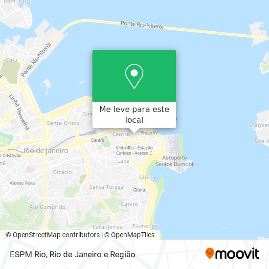 ESPM Rio mapa