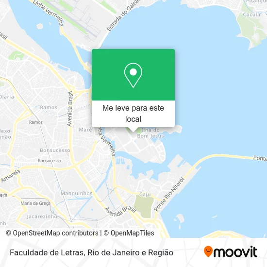 Faculdade de Letras mapa