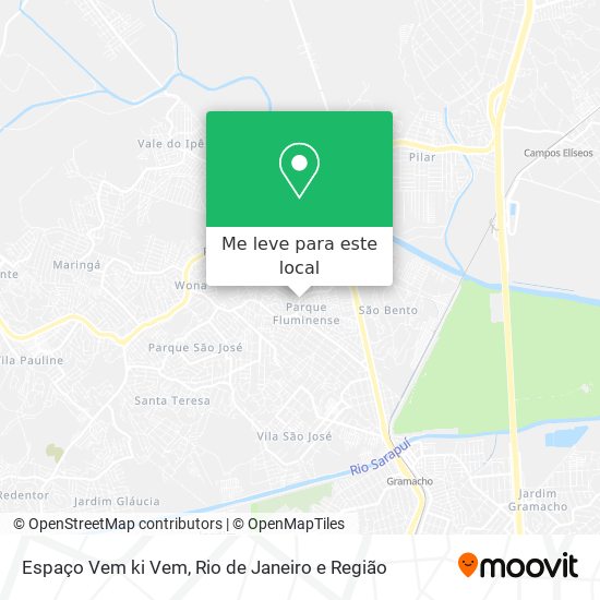 Espaço Vem ki Vem mapa