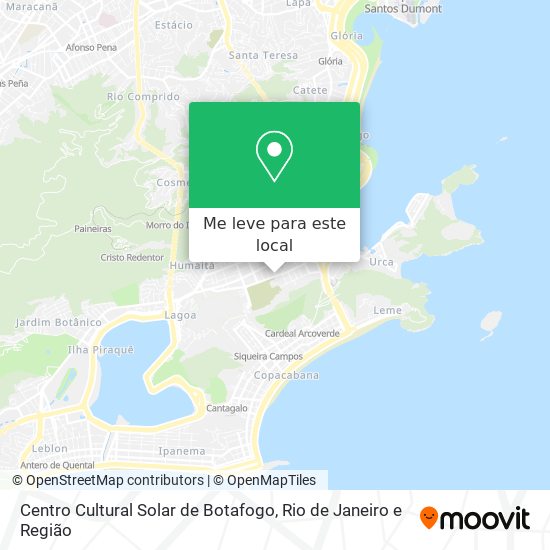 Centro Cultural Solar de Botafogo mapa