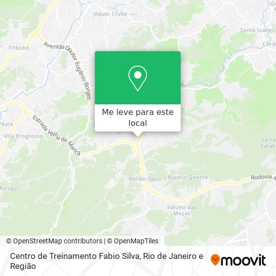 Centro de Treinamento Fabio Silva mapa
