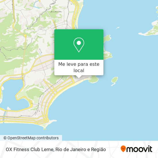 OX Fitness Club Leme mapa