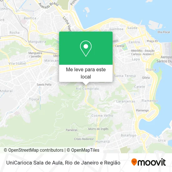 UniCarioca Sala de Aula mapa