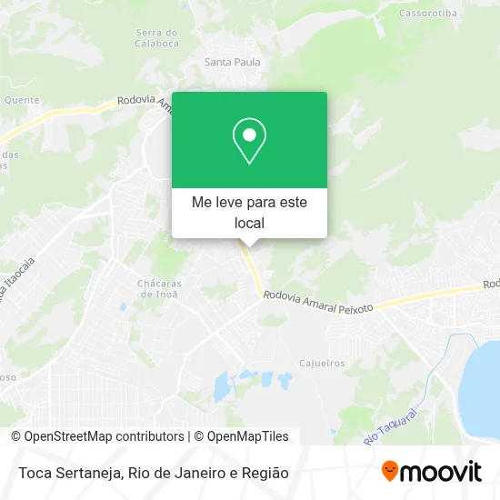 Toca Sertaneja mapa