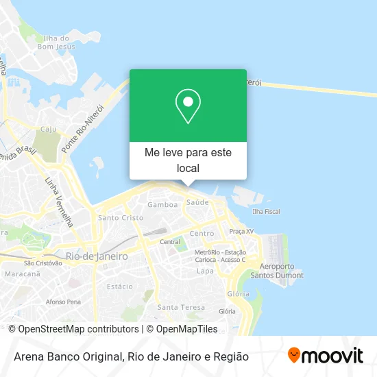Arena Banco Original mapa