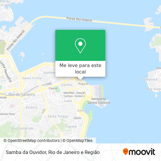 Samba da Ouvidor mapa
