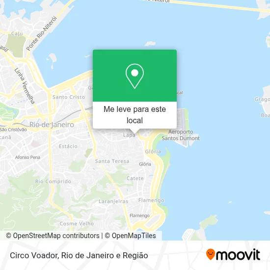Circo Voador mapa