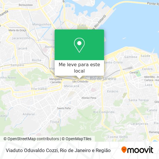 Viaduto Oduvaldo Cozzi mapa