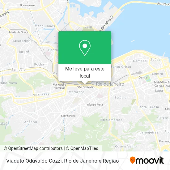 Viaduto Oduvaldo Cozzi mapa