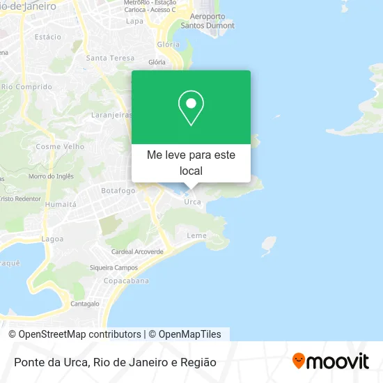Ponte da Urca mapa