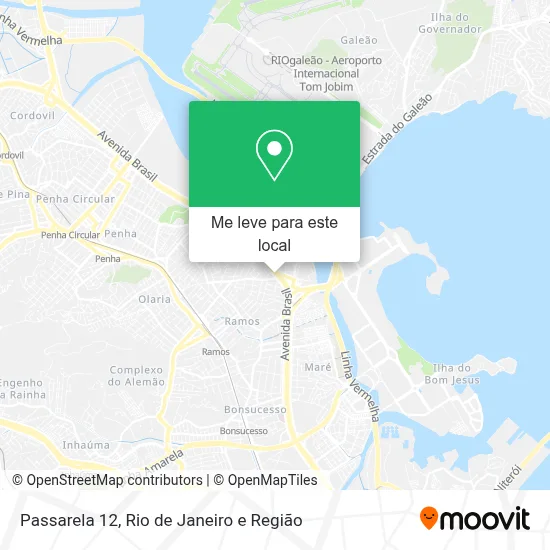 Passarela 12 mapa