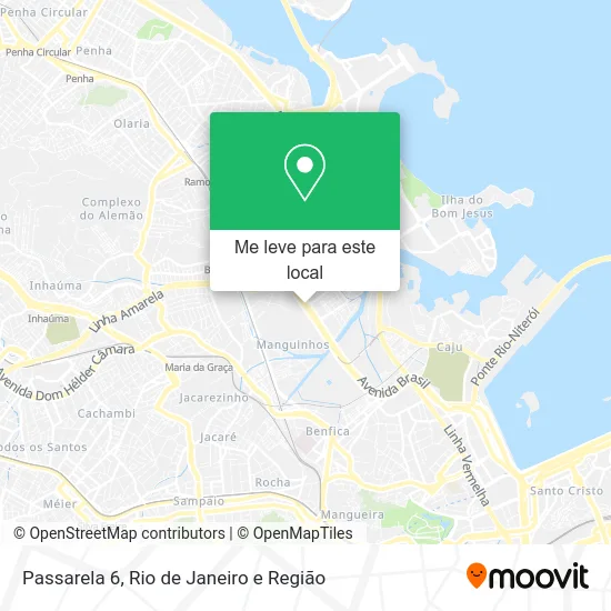 Passarela 6 mapa