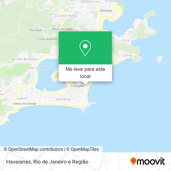 Havaianas mapa