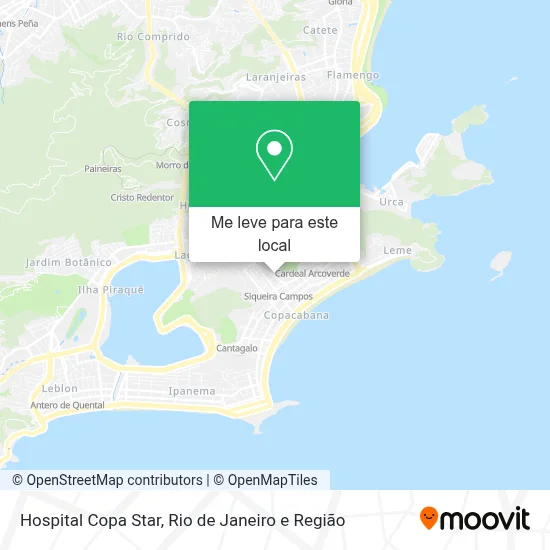 Hospital Copa Star mapa
