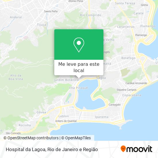 Hospital da Lagoa mapa