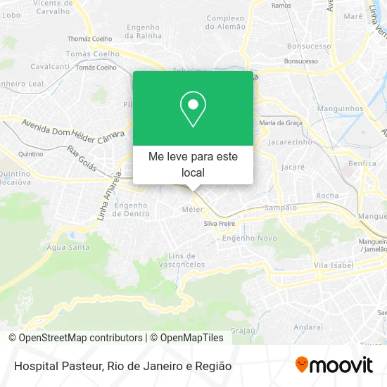Hospital Pasteur mapa