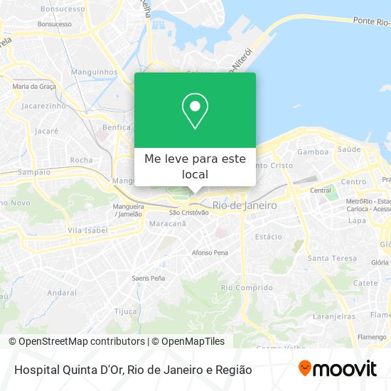 Hospital Quinta D'Or mapa