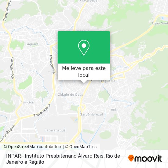 INPAR - Instituto Presbiteriano Álvaro Reis mapa