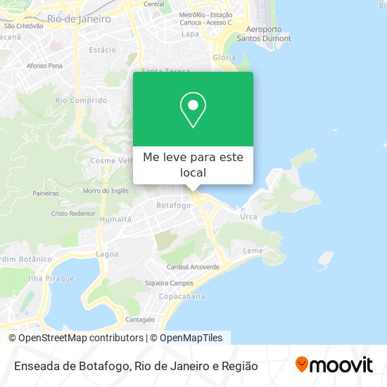 Enseada de Botafogo mapa