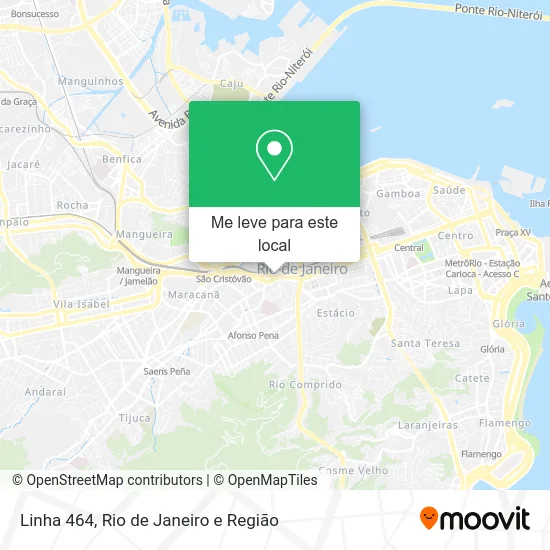 Linha 464 mapa