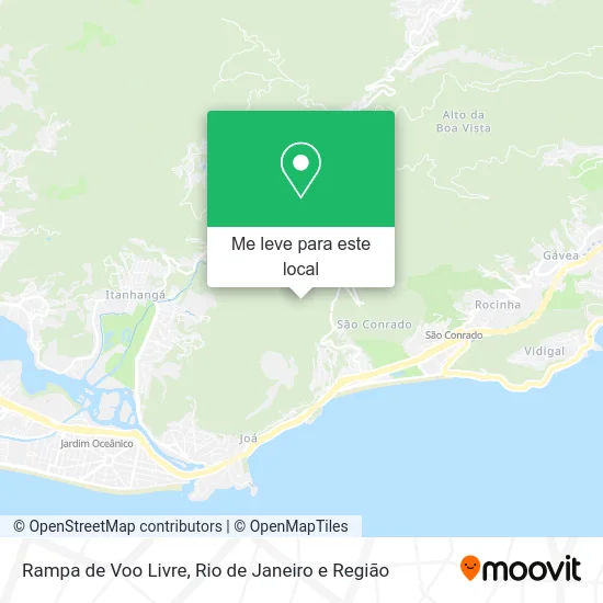 Rampa de Voo Livre mapa