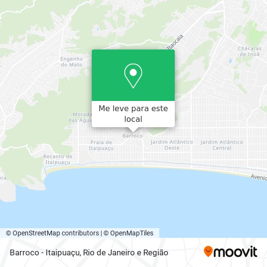 Barroco - Itaipuaçu mapa
