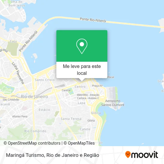 Maringá Turismo mapa
