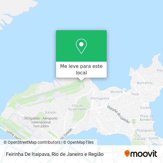 Feirinha De Itaipava mapa