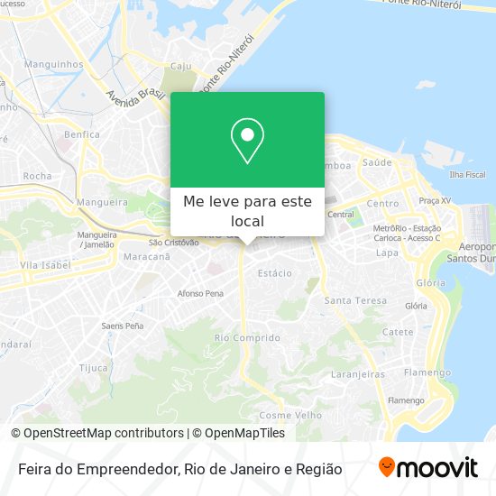 Feira do Empreendedor mapa