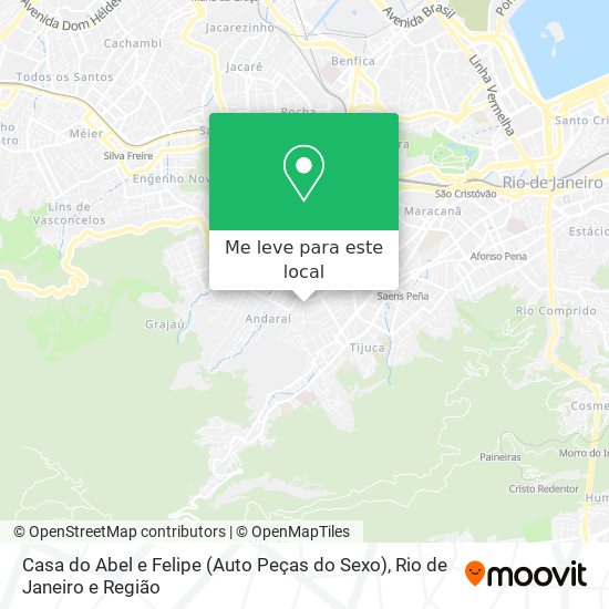 Casa do Abel e Felipe (Auto Peças do Sexo) mapa