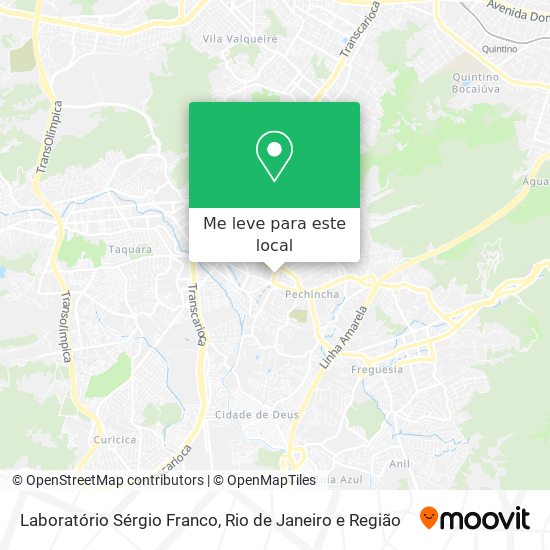 Laboratório Sérgio Franco mapa
