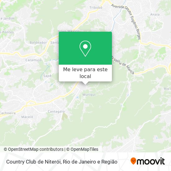 Country Club de Niterói mapa