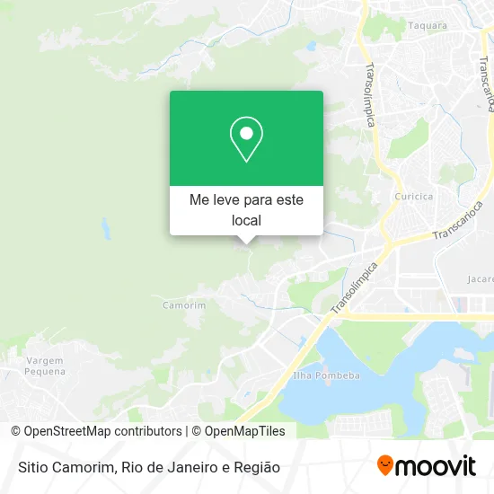 Sitio Camorim mapa