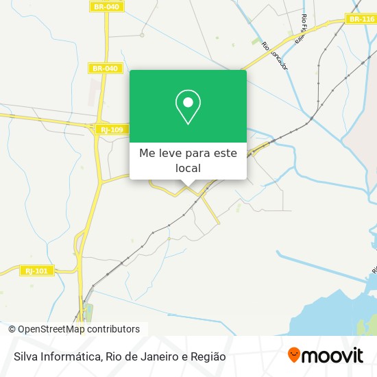 Silva Informática mapa