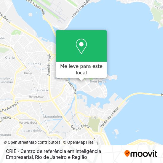 CRIE - Centro de referência em inteligência Empresarial mapa